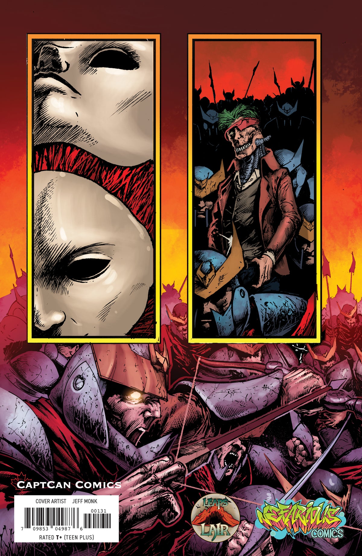 Chainkata #1 Nefarious Comics/CaptCan Comics/Leaps Lair Exclusive Matte Foil Wrap Around Cover A (Pre-Order)
