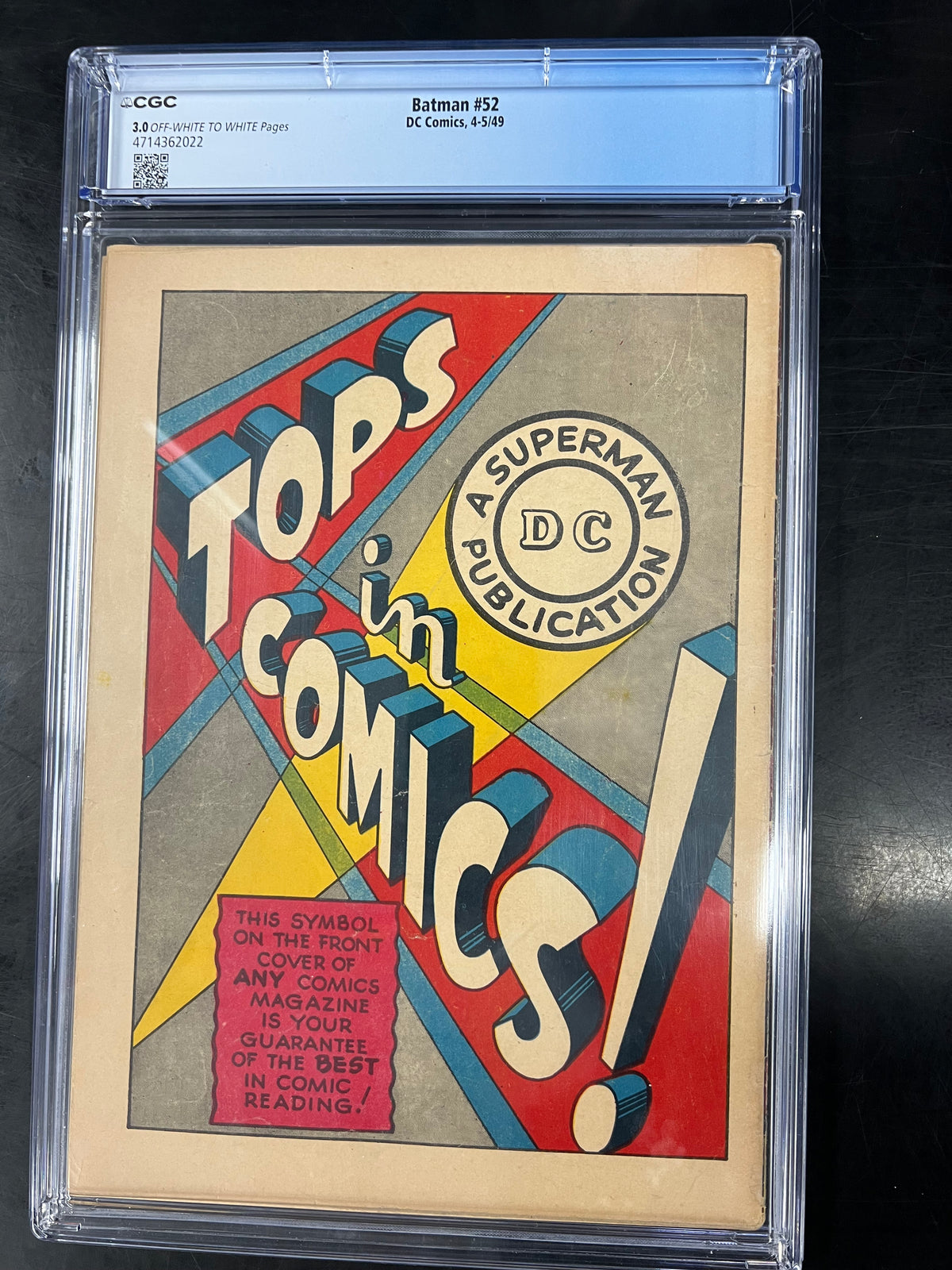 Batman #52 CGC 3.0