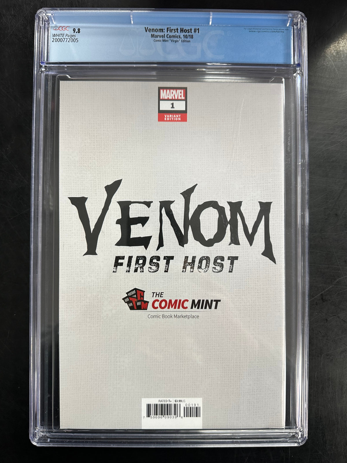 Venom: First Host #1 CGC 9.8 – 1st Appearance of Tel-Kar