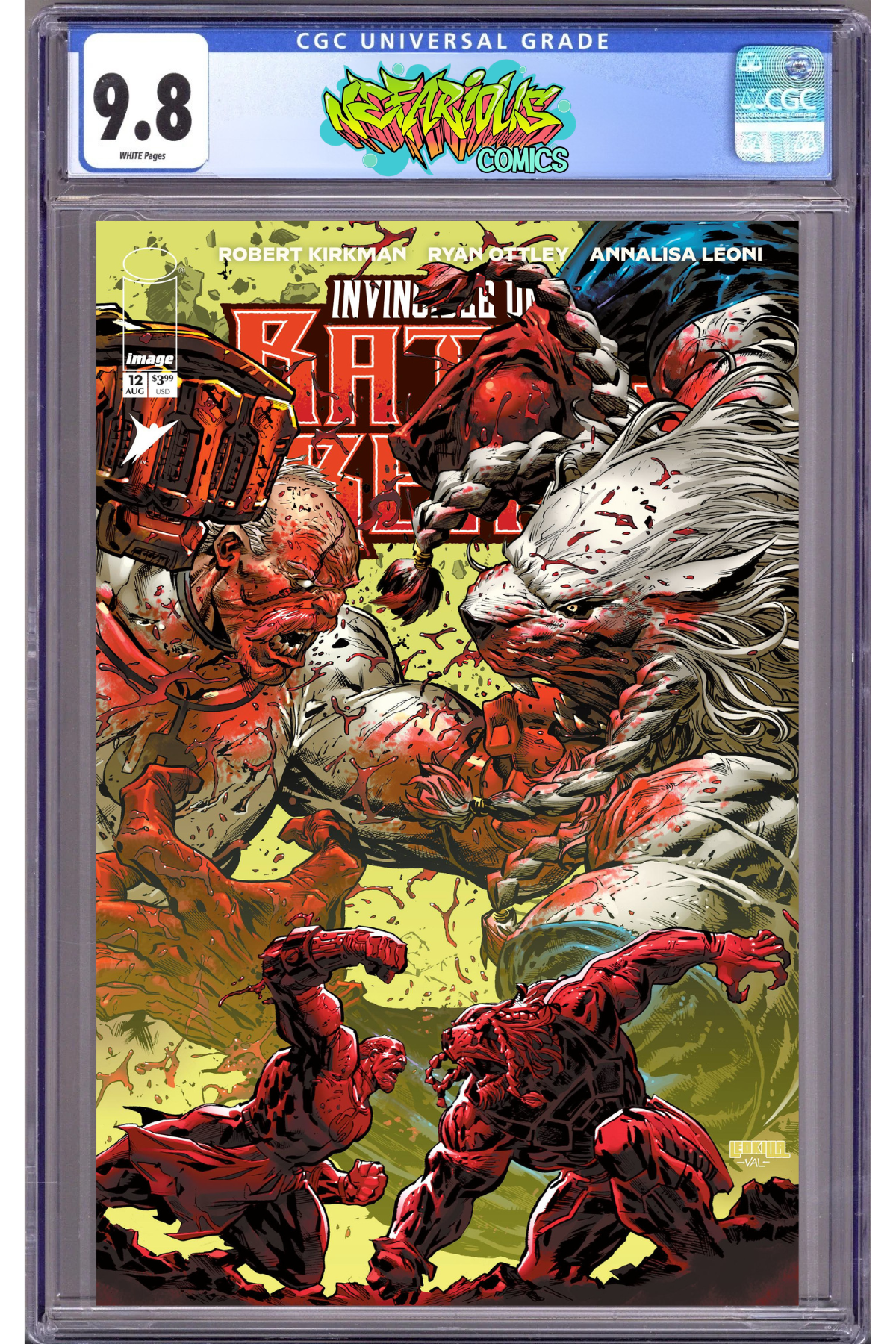 Battle Beast 12 - Ken Lashley Exclusive- Matte foil - CGC 9.8- Pre Order