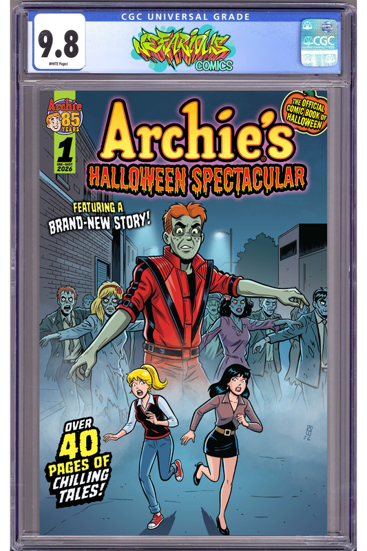 Archie's Halloween Spectacular 1- Nefarious Comics / CaptCan Comics Exclusive Cover "Thriller" Ltd to 300 copies- CGC 9.8 Signed by Cover Artist Andrew Thomas