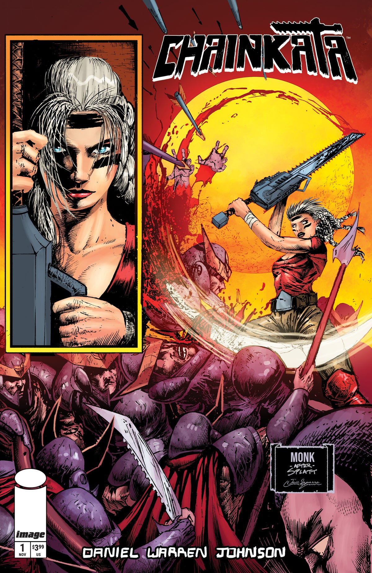 Chainkata #1 Nefarious Comics/CaptCan Comics/Leaps Lair Exclusive Matte Foil Wrap Around Cover A (Pre-Order)