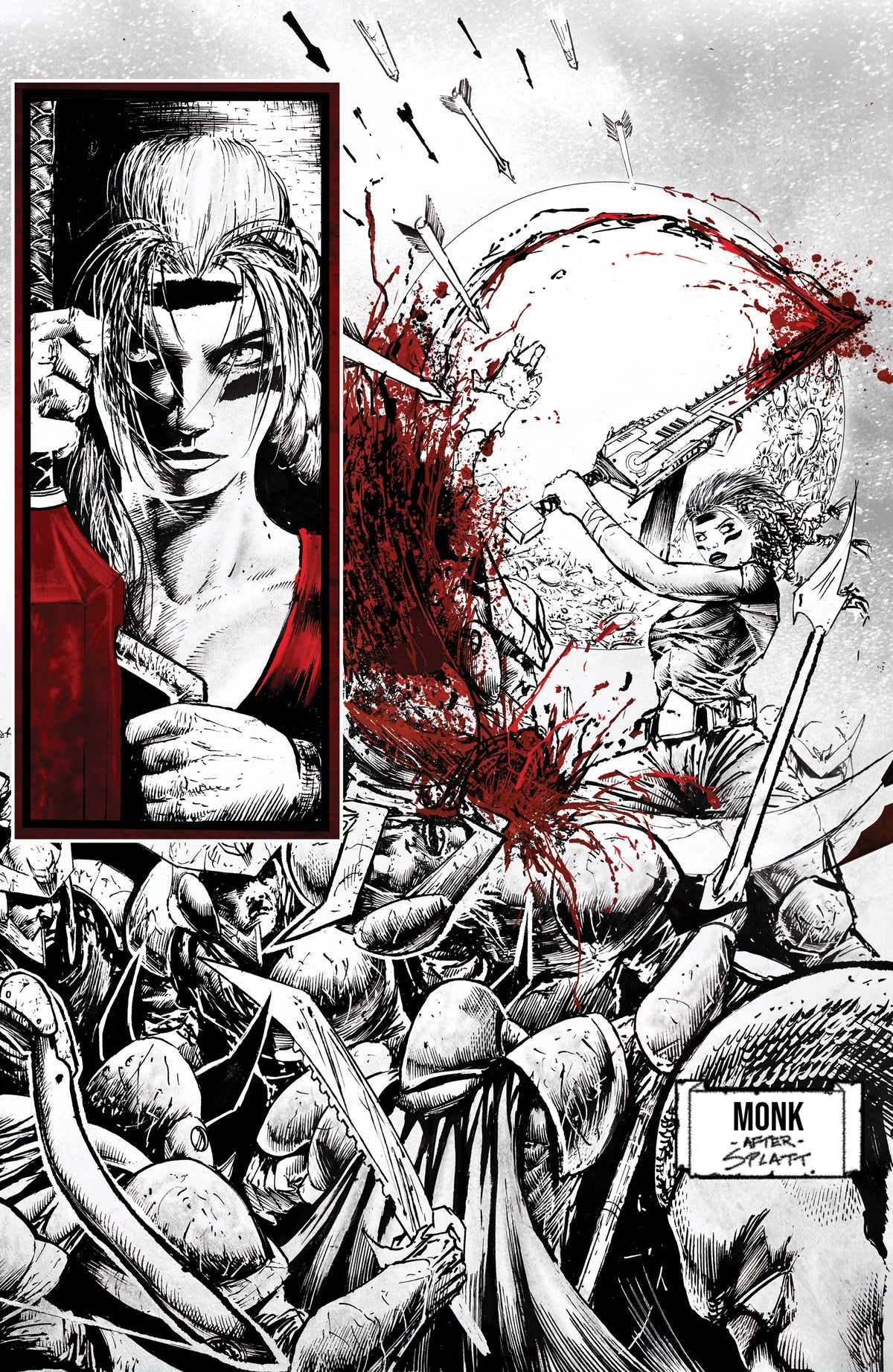 Chainkata #1 Nefarious Comics/CaptCan Comics/Leaps Lair Exclusive Bundle - Signed By Cover artist Jeff Monk (Pre-Order)
