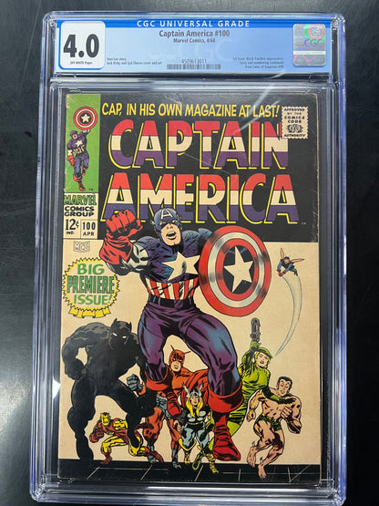 Captain America 100 - CGC 4.0