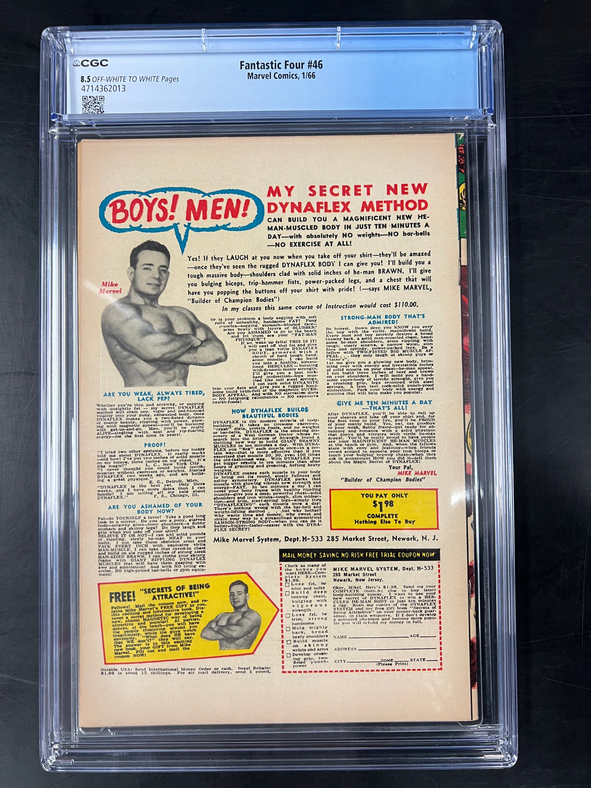 Fantastic Four #46 CGC 8.5