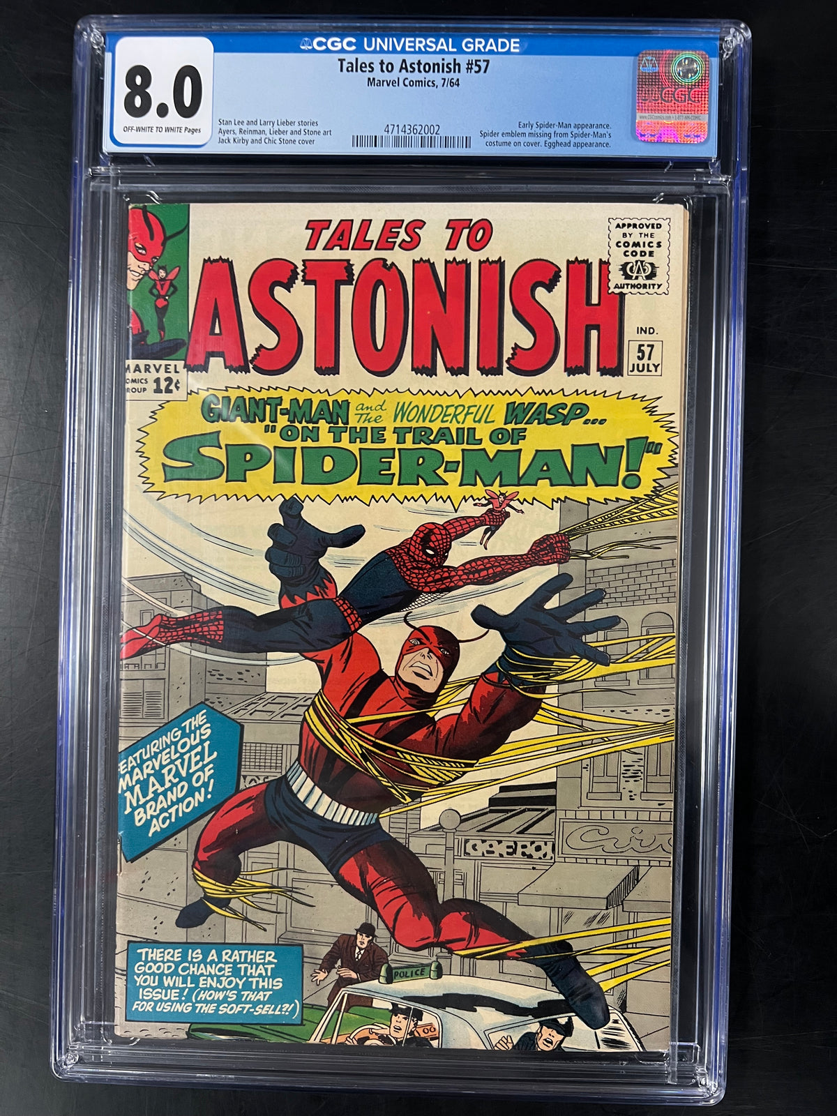Tales to Astonish #57 CGC 8.0