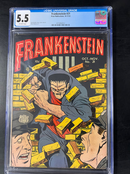 Frankenstein #21 CGC 5.5