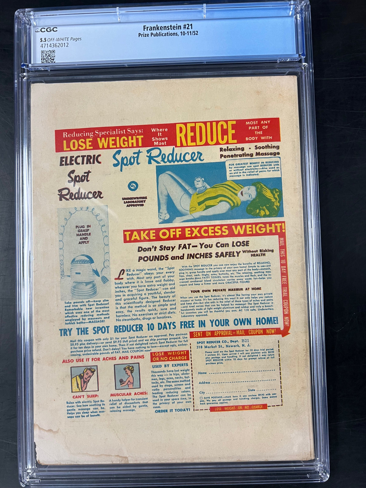 Frankenstein #21 CGC 5.5