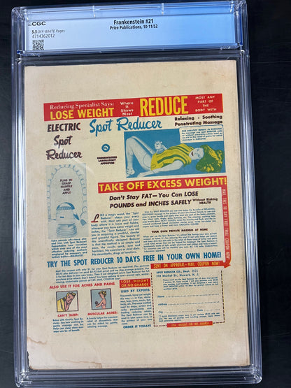 Frankenstein #21 CGC 5.5