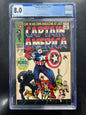 Captain America 100 CGC 8.0
