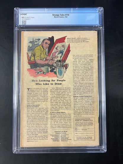 Strange Tales 110 CGC 3.0
