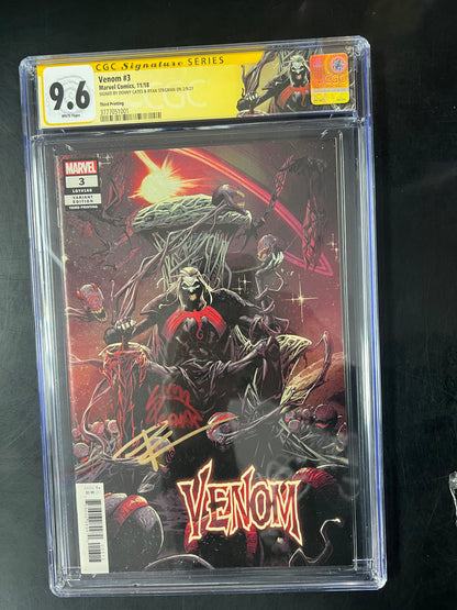 Venom #3 (3rd Printing) CGC 9.6 Signed by Donny Cates and Ryan Stegman
