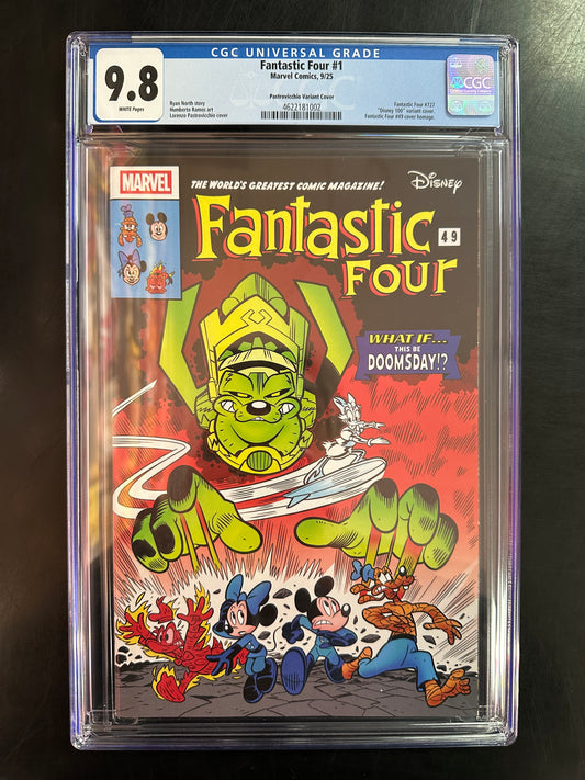 Fantastic Four #1 CGC 9.8 – Pastrovicchio Variant (Disney 100 Tribute)