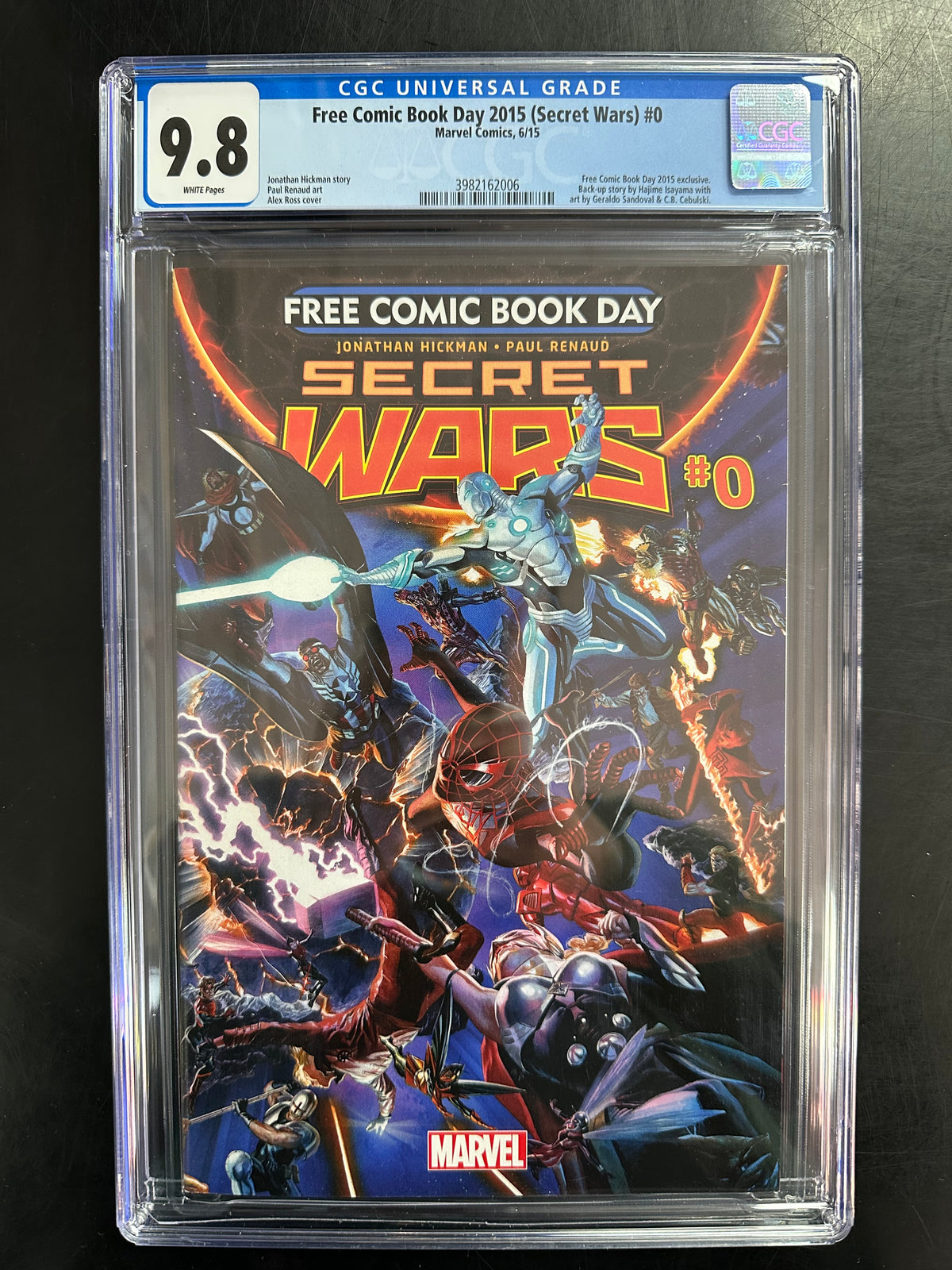 Free Comic Book Day 2015: Secret Wars #0 CGC 9.8 – Prelude to Marvel’s Event Series