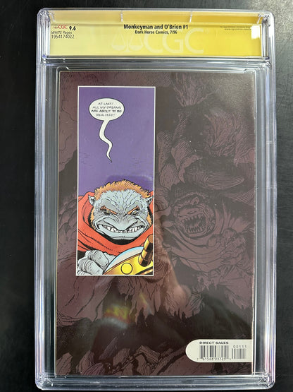 Monkeyman and O’Brien #1 CGC SS 9.6 – Signed by Arthur Adams