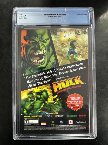 Ultimate Fantastic Four #22 CGC 9.2 – 1st Appearance of the Marvel Zombies