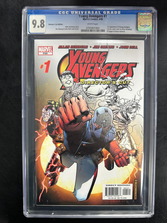 Young Avengers #1 CGC 9.8 – Director’s Cut Edition