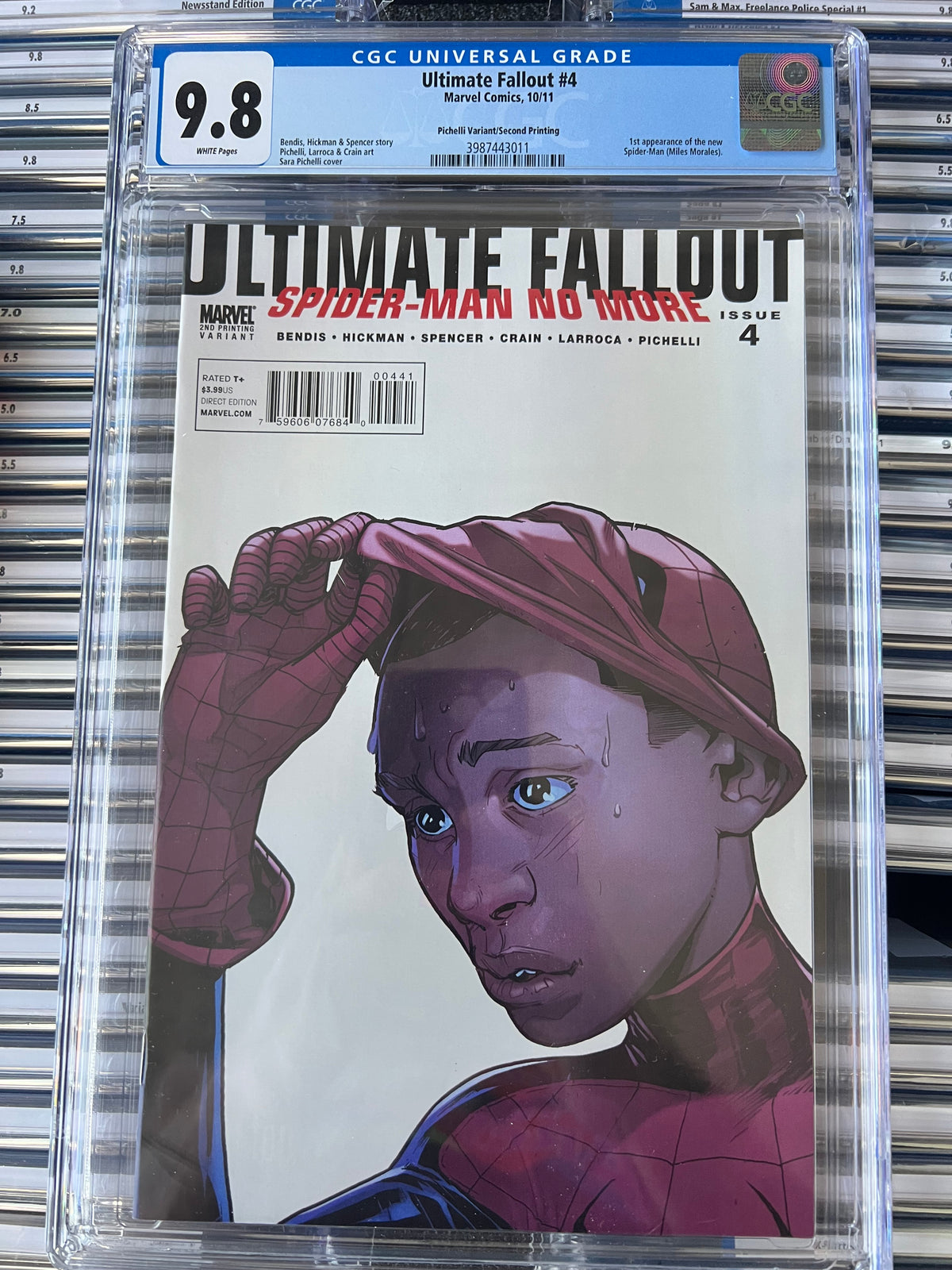 Ultimate Fallout 4 CGC 9.8 Pichelli Variant /Second Printing
