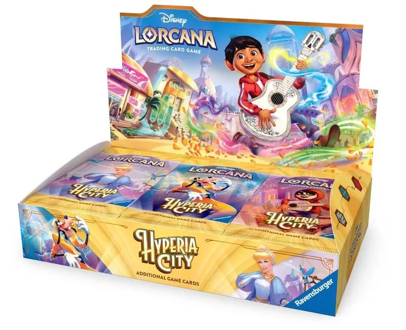 Disney Lorcana TCG- Hyperia City - 1 Sealed Box