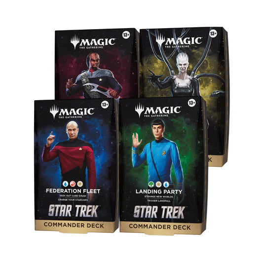 Magic: The Gathering - Star Trek - Commander Set of 4 (Pre-Order)