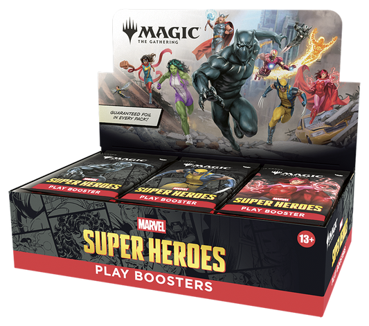 Magic: The Gathering® | Marvel Super Heroes Play Booster Display